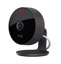 Câmara de Segurança LOGITECH Circle View (180° - Wireless - Grafite)