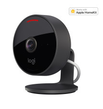 Câmara de Segurança LOGITECH Circle View (180° - Wireless - Grafite)