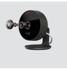 Câmara de Segurança LOGITECH Circle View (180° - Wireless - Grafite)