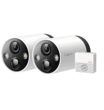 Pack 2x Câmaras de Segurança TP-LINK IP Tapo C420S2 (20FPS - 256GB - Branco)