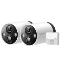 Pack 2x Câmaras de Segurança TP-LINK IP Tapo C420S2 (20FPS - 256GB - Branco)