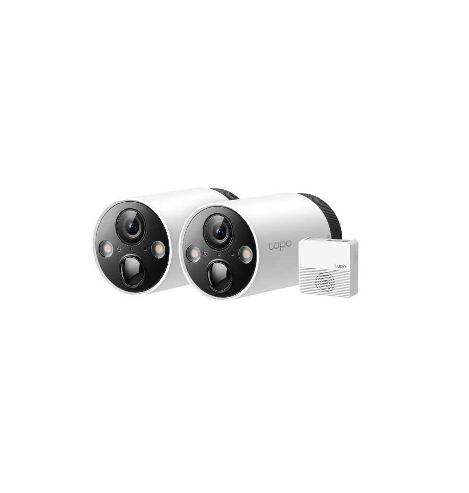 Pack 2x Câmaras de Segurança TP-LINK IP Tapo C420S2 (20FPS - 256GB - Branco)