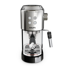 Máquina de Café Manual KRUPS Virtuoso+ (1L - 15 Bares - Preto Inox)