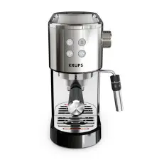 Máquina de Café Manual KRUPS Virtuoso+ (1L - 15 Bares - Preto Inox)