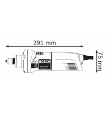 Retificadora BOSCH GGS 28 CE Professional (10000RPM - 1,9cm de diâmetro - Preto Azul Vermelho)