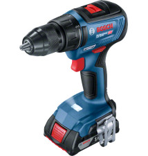 Furadeira BOSCH GSR 18V-50 (1800RPM - 50Nm - Preto Azul Vermelho)
