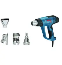 Pistola de Ar Quente BOSCH GHG 23-66 (650°C - 500l min - Preto Azul Vermelho)