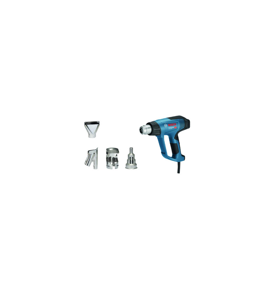 Pistola de Ar Quente BOSCH GHG 23-66 (650°C - 500l min - Preto Azul Vermelho)