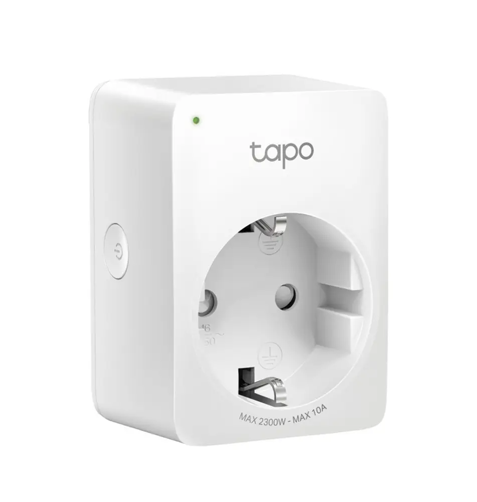 Tomada Inteligente TP-LINK Tapo P100 (Bluetooth Wi-Fi - 2,4MHz - Branco)