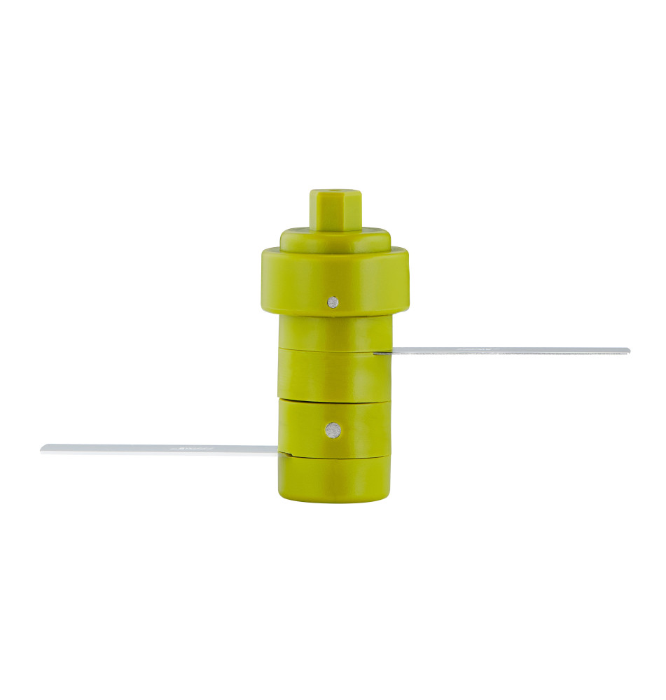 Trituradora Manual TEFAL (2 Lâminas - 500ML - Verde Transparente Branco)