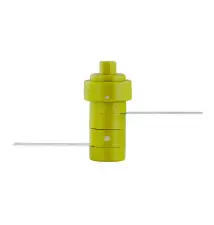 Trituradora Manual TEFAL (2 Lâminas - 500ML - Verde Transparente Branco)