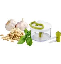 Trituradora Manual TEFAL (2 Lâminas - 500ML - Verde Transparente Branco)