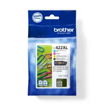Tinteiro BROTHER LC-422XLVAL (Jato de Tinta - 3000 páginas a preto - 4500 páginas de cor)