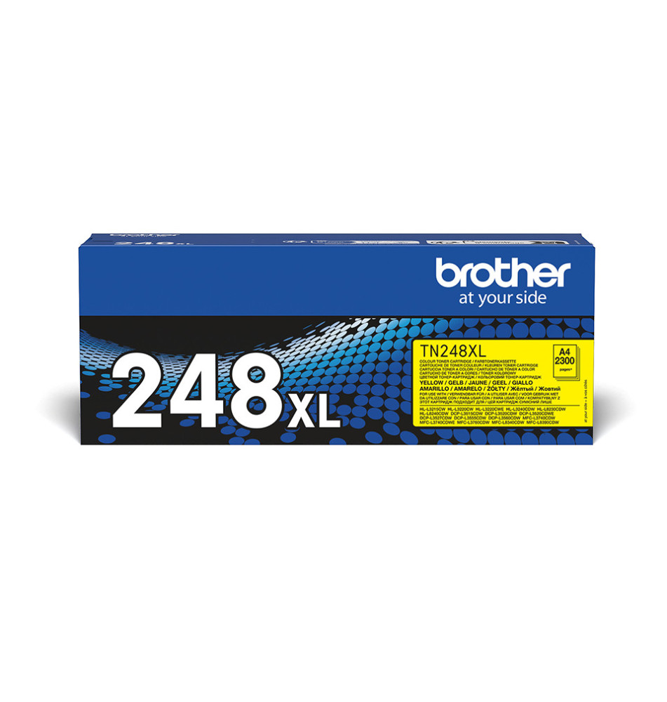 Toner BROTHER TN-248XLY (LED - 2300 páginas - Amarelo)