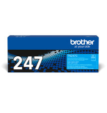 Toner BROTHER TN-247C (LED - 2300 páginas - Ciano)