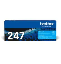 Toner BROTHER TN-247C (LED - 2300 páginas - Ciano)