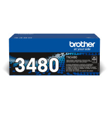 Toner BROTHER TN-3480 (Laser - 8000 páginas - Preto)