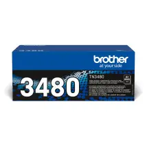 Toner BROTHER TN-3480 (Laser - 8000 páginas - Preto)