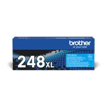 Toner BROTHER TN-248XLC (LED - 2300 páginas - Ciano)