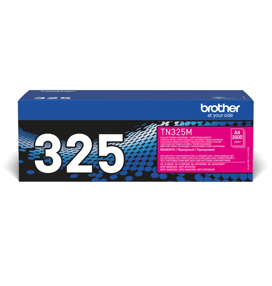 Toner BROTHER TN-325M (Laser - 3500 páginas - Magenta)