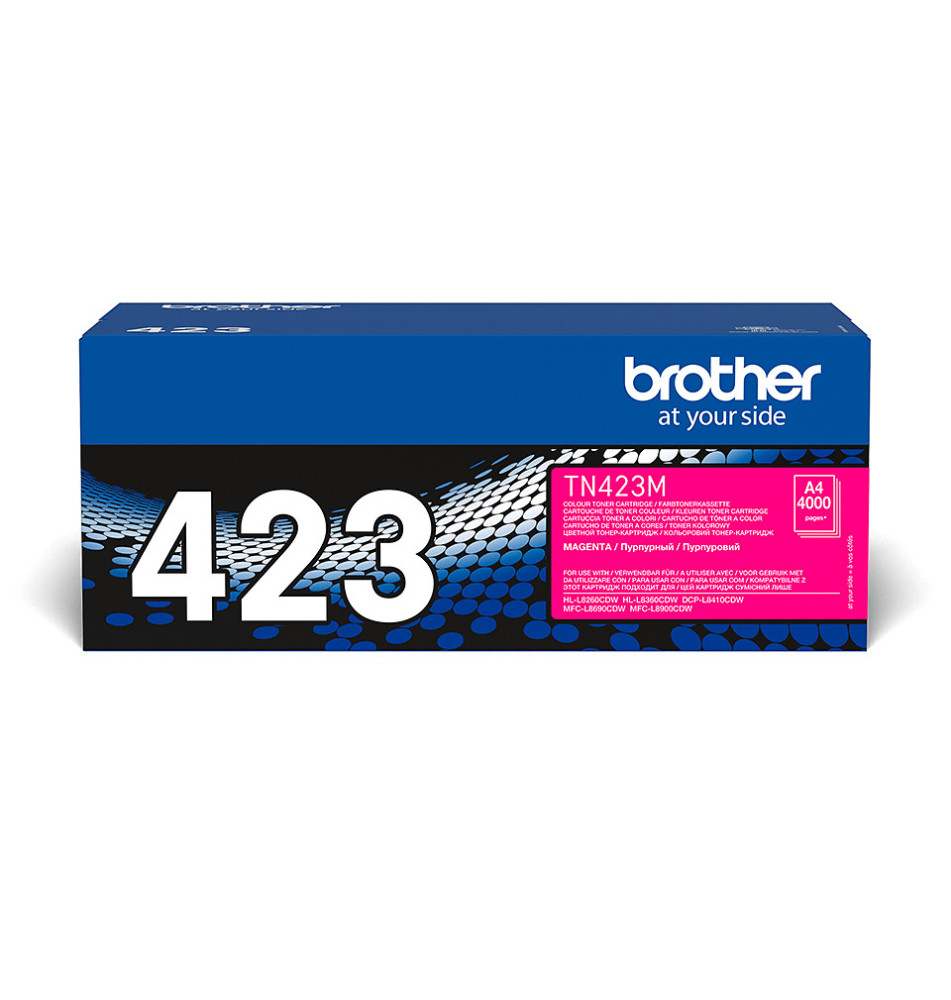 Toner BROTHER TN-423M (Laser - 4000 páginas - Magenta)