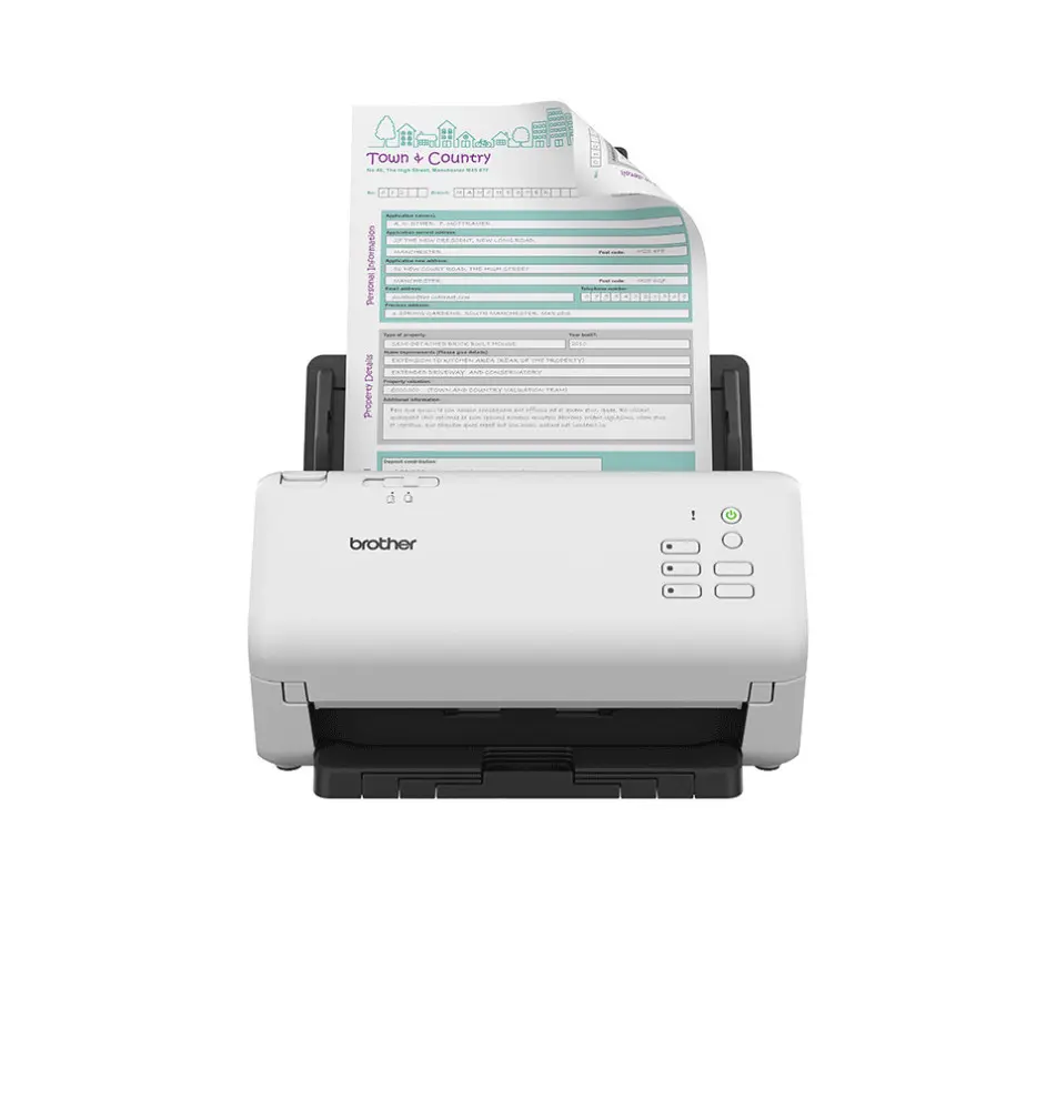 Scanner BROTHER ADS-4300N (A4 - 80 folhas- Preto Branco)