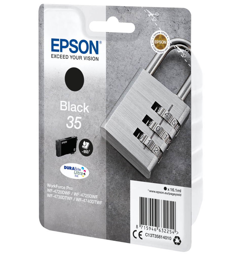 Tinteiro EPSON 35 DURABrite Ultra Ink (16,1ml - 900 páginas - Preto)