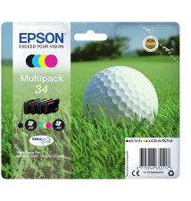 Tinteiro EPSON Multipack 34 DURABrite Ultra Ink (6,1ml - 12,6ml - 350 300 páginas)