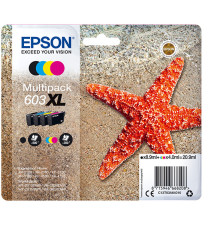Tinteiro EPSON Multipack 603 XL (8,9ml Preto - 12ml Cor - 500 350 páginas)