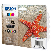 Tinteiro EPSON Multipack 603 XL (8,9ml Preto - 12ml Cor - 500 350 páginas)