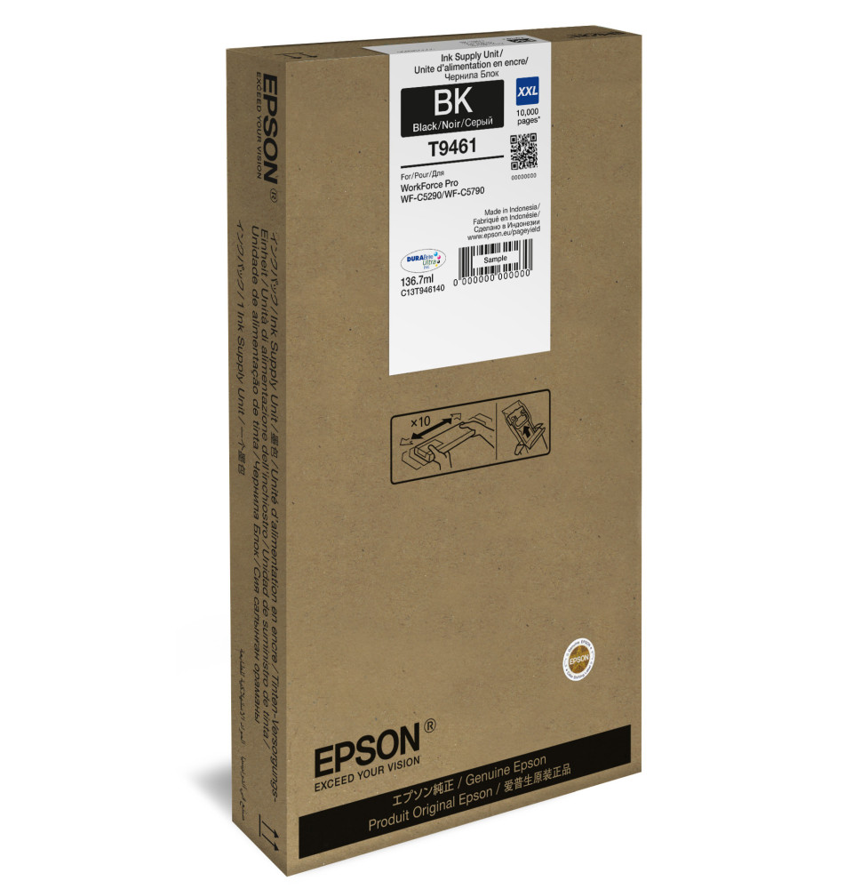 Tinteiro EPSON C13T946140 (136,7ml - 10000 páginas - Preto)