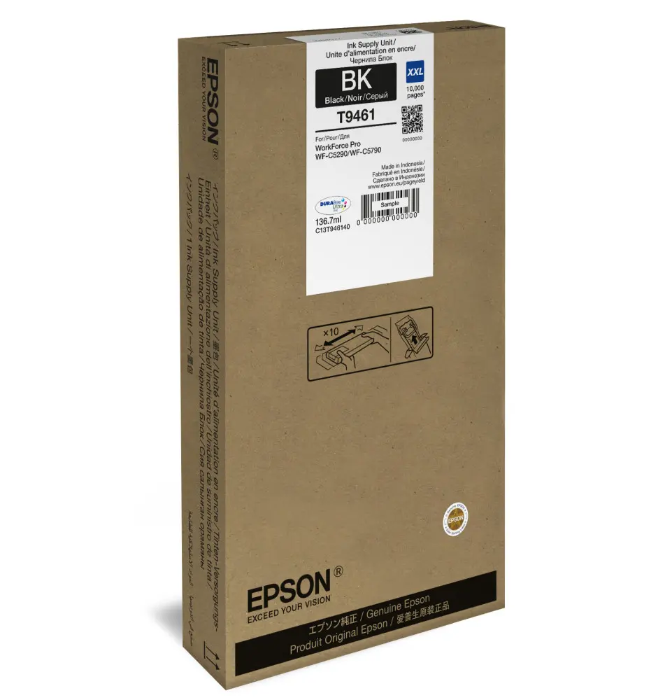 Tinteiro EPSON C13T946140 (136,7ml - 10000 páginas - Preto)
