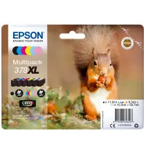 Tinteiro EPSON Multipack 378XL (11,2ml Preto - 48,5ml Cores - 500 830 páginas)