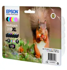 Tinteiro EPSON Multipack 378XL (11,2ml Preto - 48,5ml Cores - 500 830 páginas)