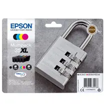 Tinteiro EPSON Multipack 35XL DURABrite Ultra Ink (41,2ml Preto - 60,9ml Cor - 2600 1900 páginas)