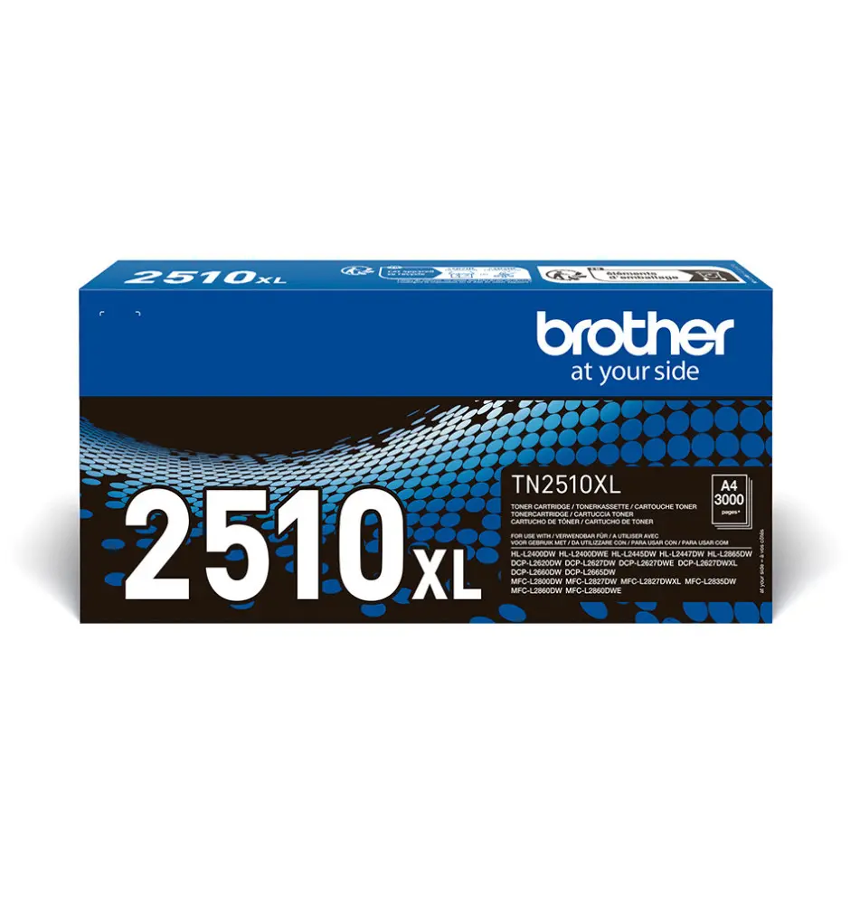 Toner BROTHER TN-2510XL (A4 - 3000 páginas - Preto)