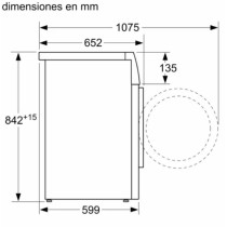 Bosch WTN85200ES máquina de secar Independente Carregamento frontal 7 kg Branco