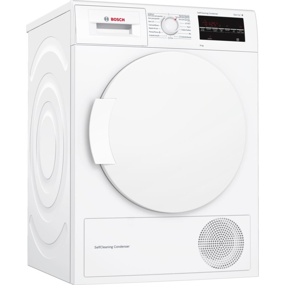 Bosch Serie 6 WTG87229ES máquina de secar Independente Carregamento frontal 8 kg A++ Branco