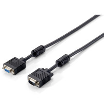 Cabo EQUIP VGA (Macho Fêmea - 10 m - Preto)