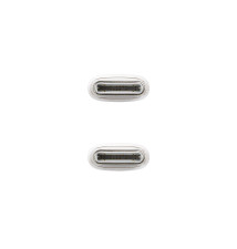 Cabo NANOCABLE USB-C USB-C (Macho Macho - 1 m - Branco)