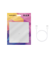 Cabo NANOCABLE USB-C USB-C (Macho Macho - 1 m - Branco)