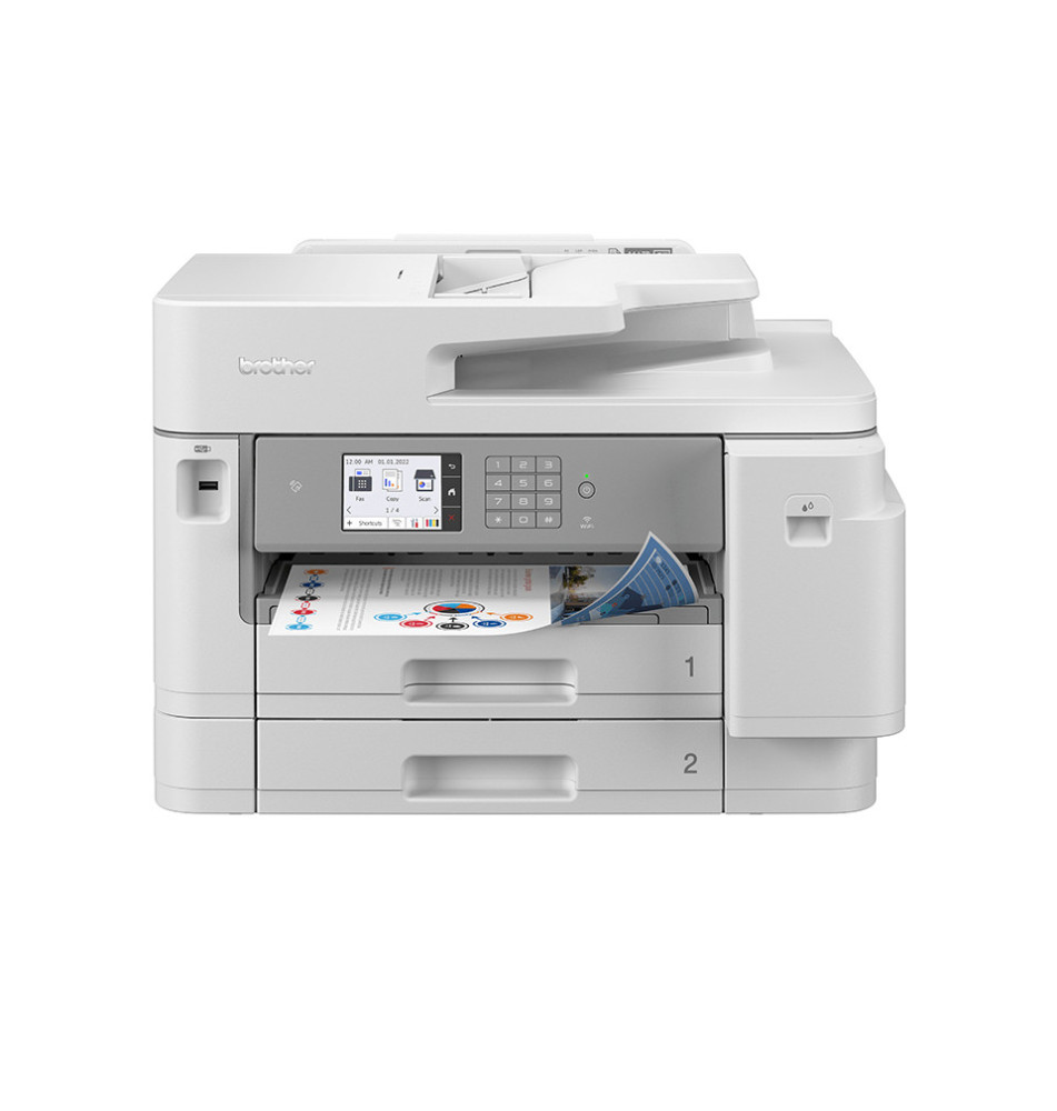 Impressora Multifunções BROTHER MFC-J5955DW (Jato de Tinta - A3 - Impressão a Cores)