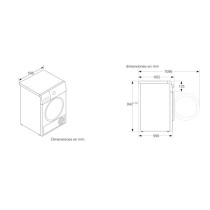 Bosch Serie 6 WTR87641ES máquina de secar Independente Carregamento frontal 8 kg A+++ Branco