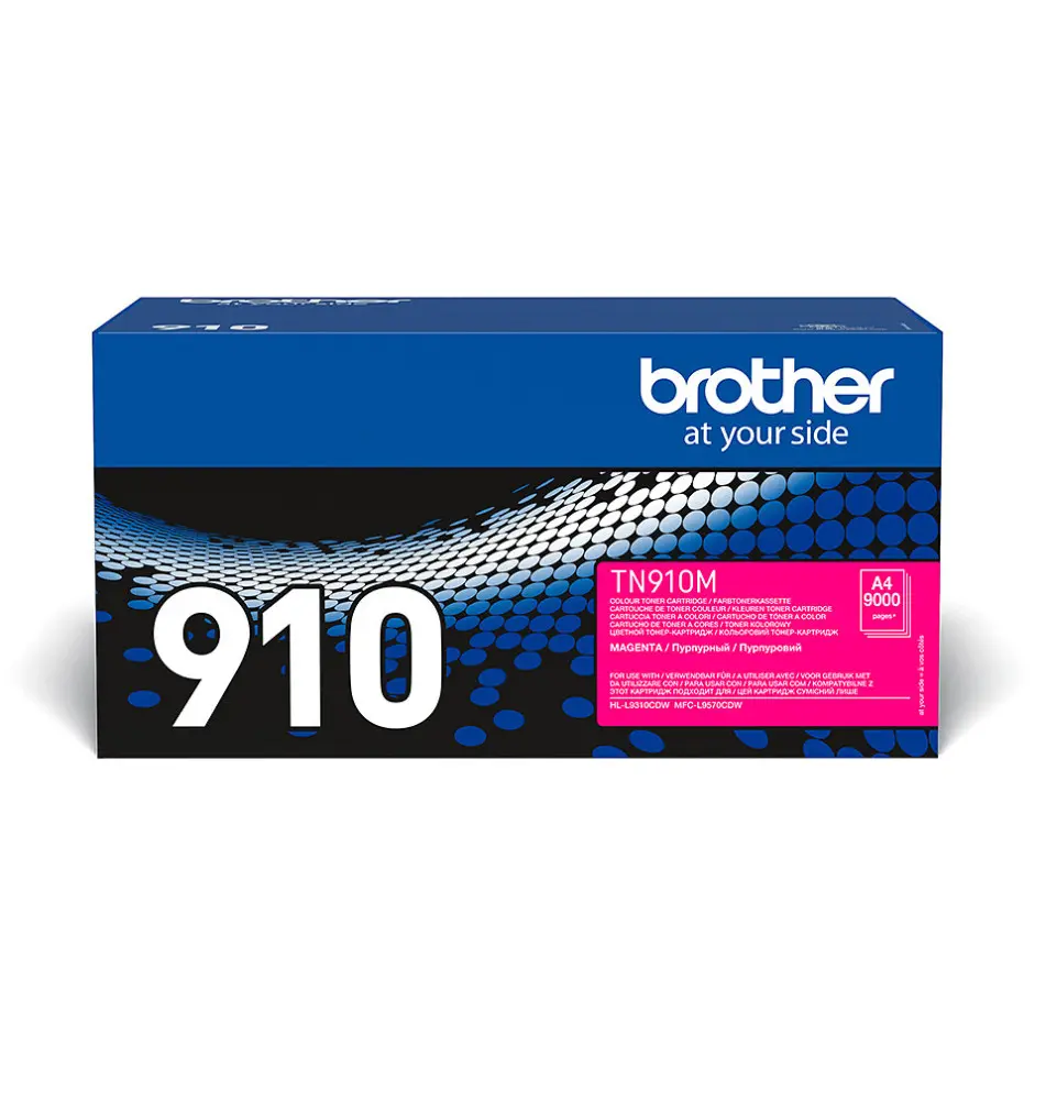 Toner BROTHER TN-910M (Laser - 9000 páginas - Magenta)