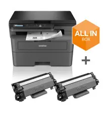 Impressora Multifunções BROTHER DCP-L2627DWXL (Laser - A4 - Monocromática)