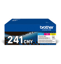 Toner BROTHER TN-241CMY (Laser - 1400 páginas - Ciano Magenta Amarelo)