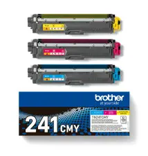 Toner BROTHER TN-241CMY (Laser - 1400 páginas - Ciano Magenta Amarelo)