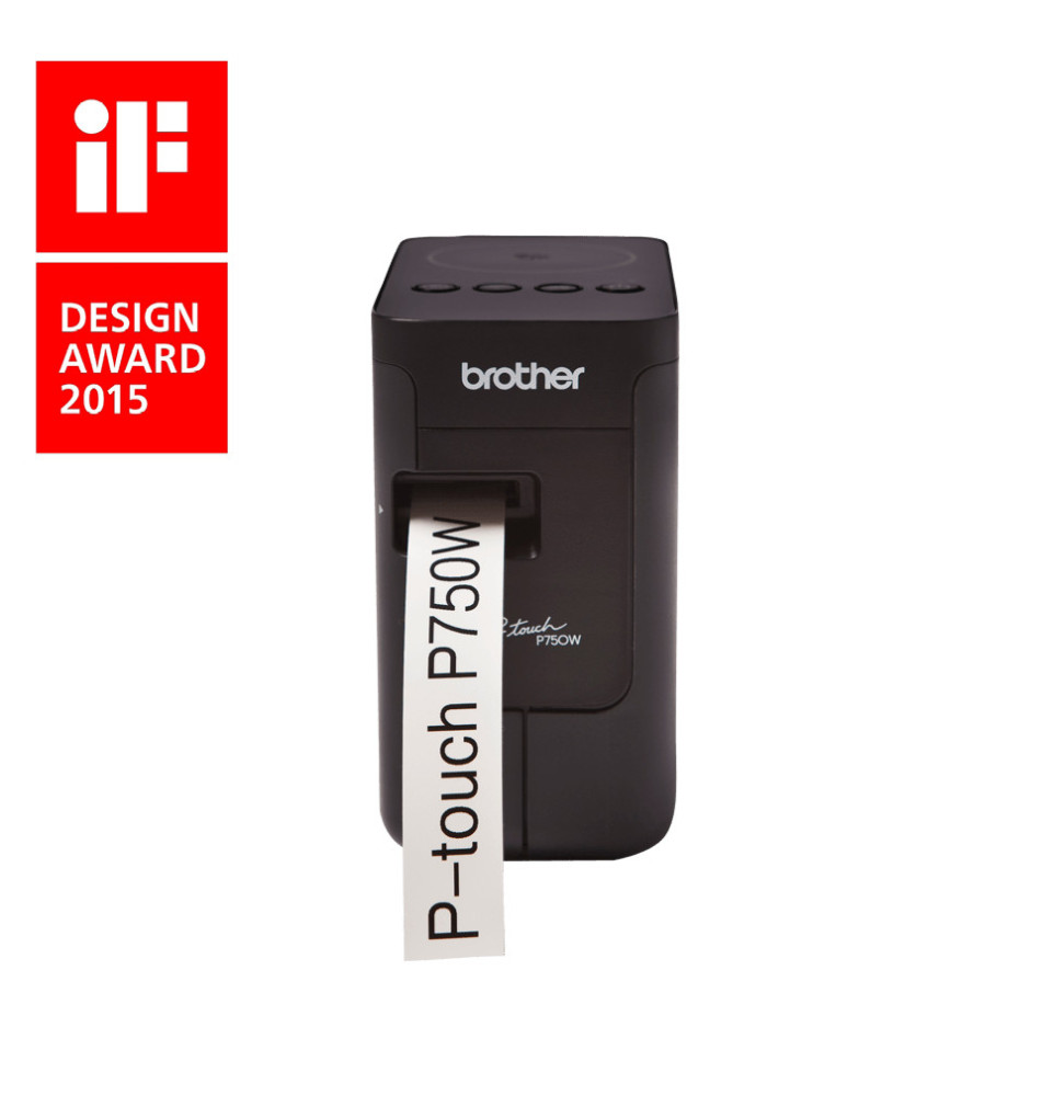 Impressora de Etiquetas BROTHER PT-P750W (HSE TZe - 30 mm seg - Preto)