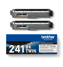 Toner BROTHER TN-241BKTWIN (Laser - 2500 páginas - Preto)