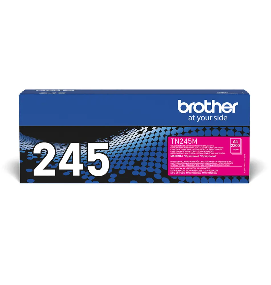 Toner BROTHER TN-245M (Laser - 2200 páginas - Magenta)